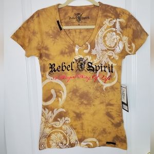 Rebel Spirit V-Neck T-shirt